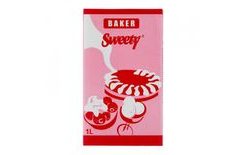 Baker sweety növényi habkrém - 1l