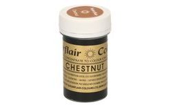 Gél festék (barna) Chestnut Sugarflair 25 g
