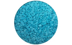 Confectionery decoration Blue - cyan icing scales 250 g