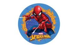 Jedlý papír Spiderman v pavučině 20 cm