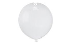 Pastelový biely latexový balónek 48 cm – 1 KS