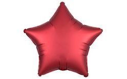 Červený hviezdny balón Amscan