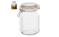 BELA 2L Glass Storage Jar with Lid