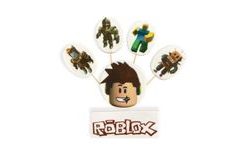 Cukrová dekorácia na tortu – sada Róblox