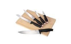 Sada nožů s prkénkem 6 ks Black Rose Collection