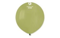 Pastel zöld latex léggömb 48 cm – 1 db