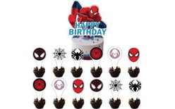 Zápich do dortu a muffinů - Spiderman - Cakesicq