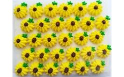 Cukrové ozdoby – kvety na platíčku 3 (30 ks)