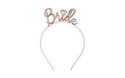 "Bride" Headband - Rose Gold - Bachelorette Party