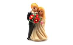 Svatební pár - marcipánová figurka na dort