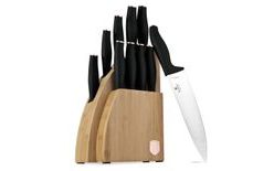 BERLINGERHAUS Sada nožů se stojanem BAMBOO 10 ks Black Rose Collection BH-2760