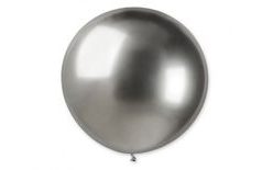 Chromovaný balónek 80 cm - stříbrný lesklý 1KS