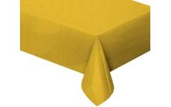 Metallic Gold Plastic Tablecloth - New Year's Eve - 137 x 183 cm