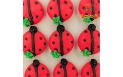 Cukrové dekorácie lienky