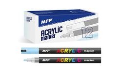 Acrylic paint marker 4 mm – light blue (6410829)