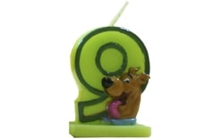 Scooby Doo birthday cake candle - number 9
