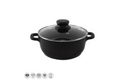 GRANDE fazék 24 cm üvegfedéllel