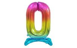 Léggömb fólia számok DUH alapon, 74 cm - 0