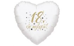 18. narozeniny balónek srdce