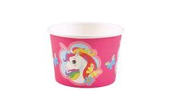 Unicorn Paper Ice Cream Bowls - 8 Pack