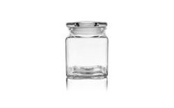 Sklenená dóza s víkom 0,95 l hranatá