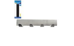 Věšák nerez 4 háčky