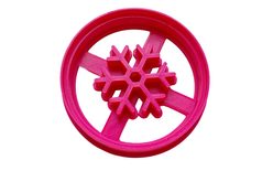 Hópehely sütivágó - Frozen kiszúró - 3D nyomtatás