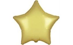 45 cm Foil Star Balloon in Pastel Gold