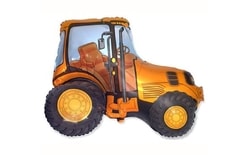 Balón foliový 60 cm Traktor oranžový