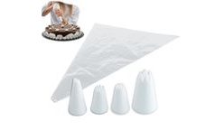 Decorating set plastic bag + tips 12 pcs