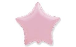 Pastel Light Pink Star Foil Balloon 45 cm