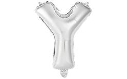 Písmeno Y stříbrný balónek 40 cm