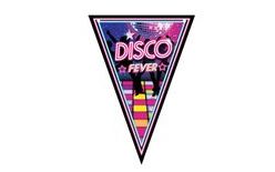 Disco Fever Flag Garland - 80s - 300 cm