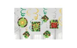Minecraft - TNT závěsné dekorace 12 ks