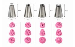 Decorating Nozzle Set – 4 pcs