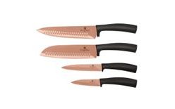 Sada nožů s nepřilnavým povrchem 4 ks Rose Gold