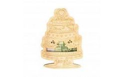 Wooden Shaped Cake Pocket - Wedding