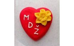Modelované srdce k MDŽ 2