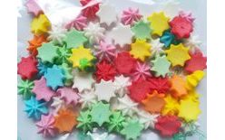 Colourful Meringue Kisses (1 cm)