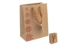 Gift Bag 26x32 cm SNOWFLAKES