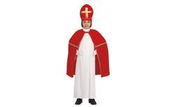 Dětský kostým plášť Mikuláš - Vánoce - 75 cm