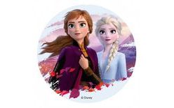 Edible paper Frozen 2 Anna And Elsa 20 cm