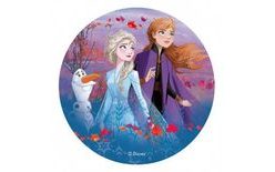 Ehető papír Frozen 2 Anna, Elsa és Olaf 20 cm