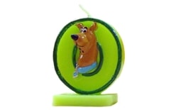 Scooby Doo birthday cake candle - number 0