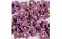 Modelované kvety fialky 40 ks