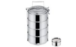 Nerezový obedár s viečkami 4x1,3 l