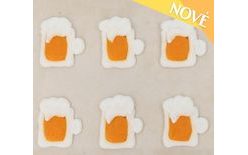 Cukrové dekorácie pivo