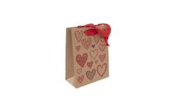 Darčeková taška 14x18 cm HEARTS