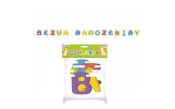 Girlanda papírová BEZVA NAROZENINY