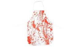 Butcher's bloody apron - 52 × 71 cm